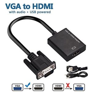 تبدیل VGA به HDMI وی نت مدل V-COVGA2HD همراه با کابل صدا