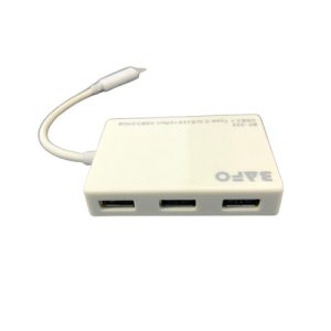 USB Type C To Gigabit Ethernet + 3 Port USB3.0 HUB