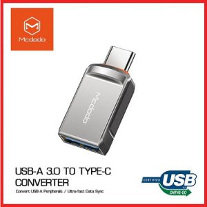 تبدیل OTG تایپ سی به USB 3.0 مک دودو Mcdodo OT-8730 USB 3.0 to Type C Convertor