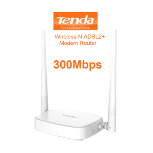 مودم روتر ADSL2 Plus بی‌سیم N300 تندا مدل D301 V4